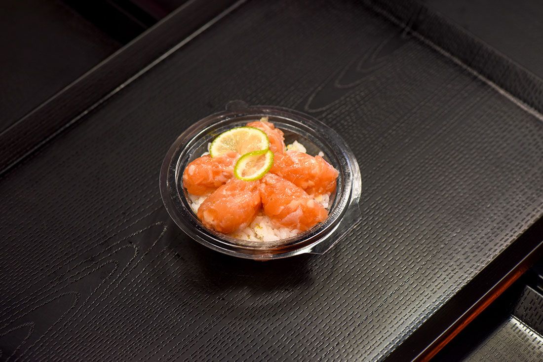 Chirashi Saumon, Citron vert, Gingembre